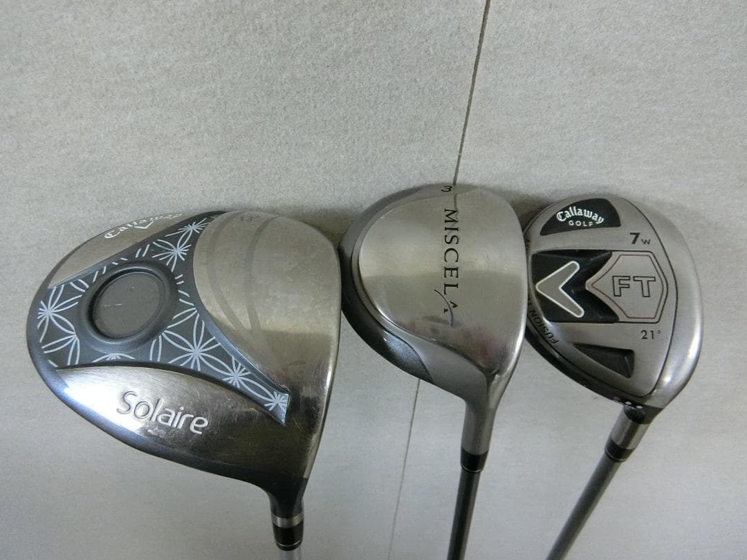 b722 初心者歓迎 キャロウェイ等レディースゴルフクラブ１１本セット