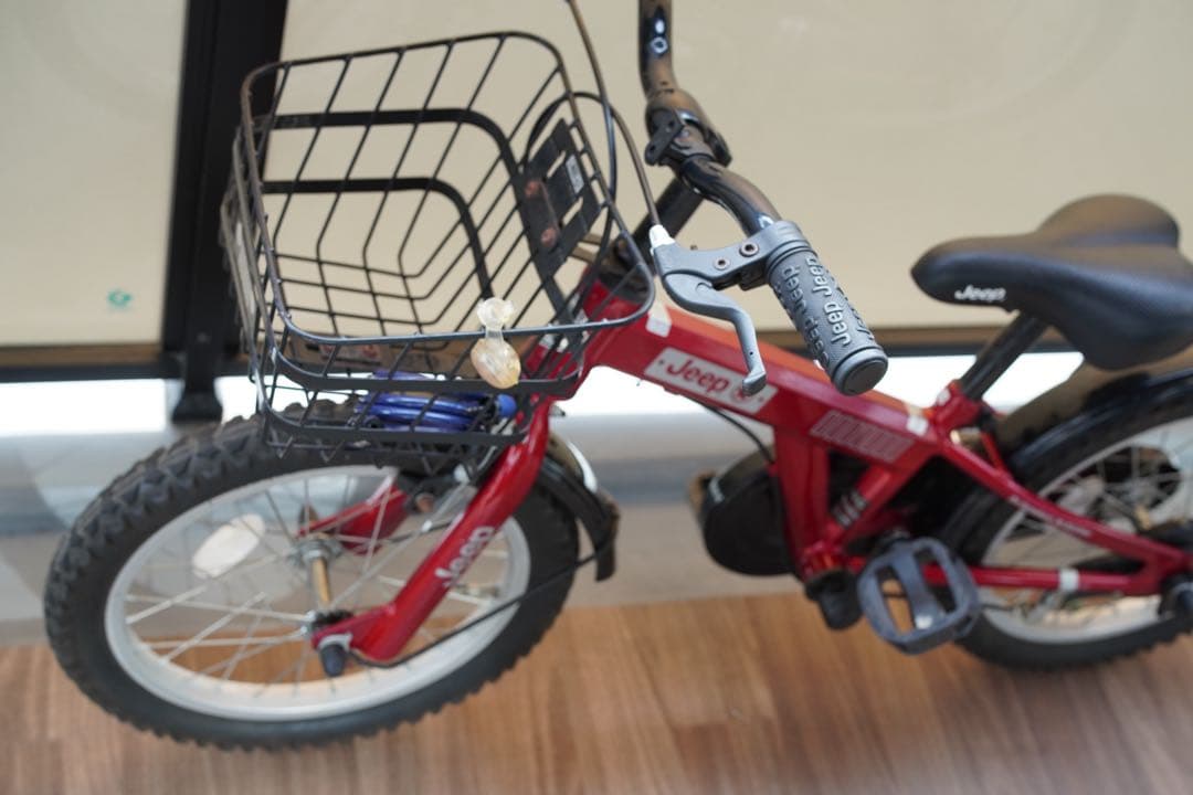 【福岡市引取限定】Jeep (ジープ) 子供用自転車 [16]インチ 赤