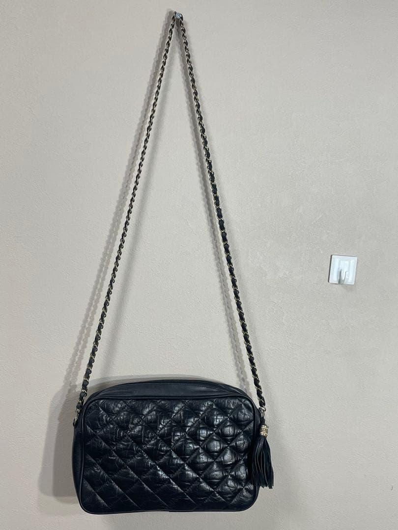 ジャンク　CHANEL ブラック キルティング ショルダーバッグ　ノベルティ