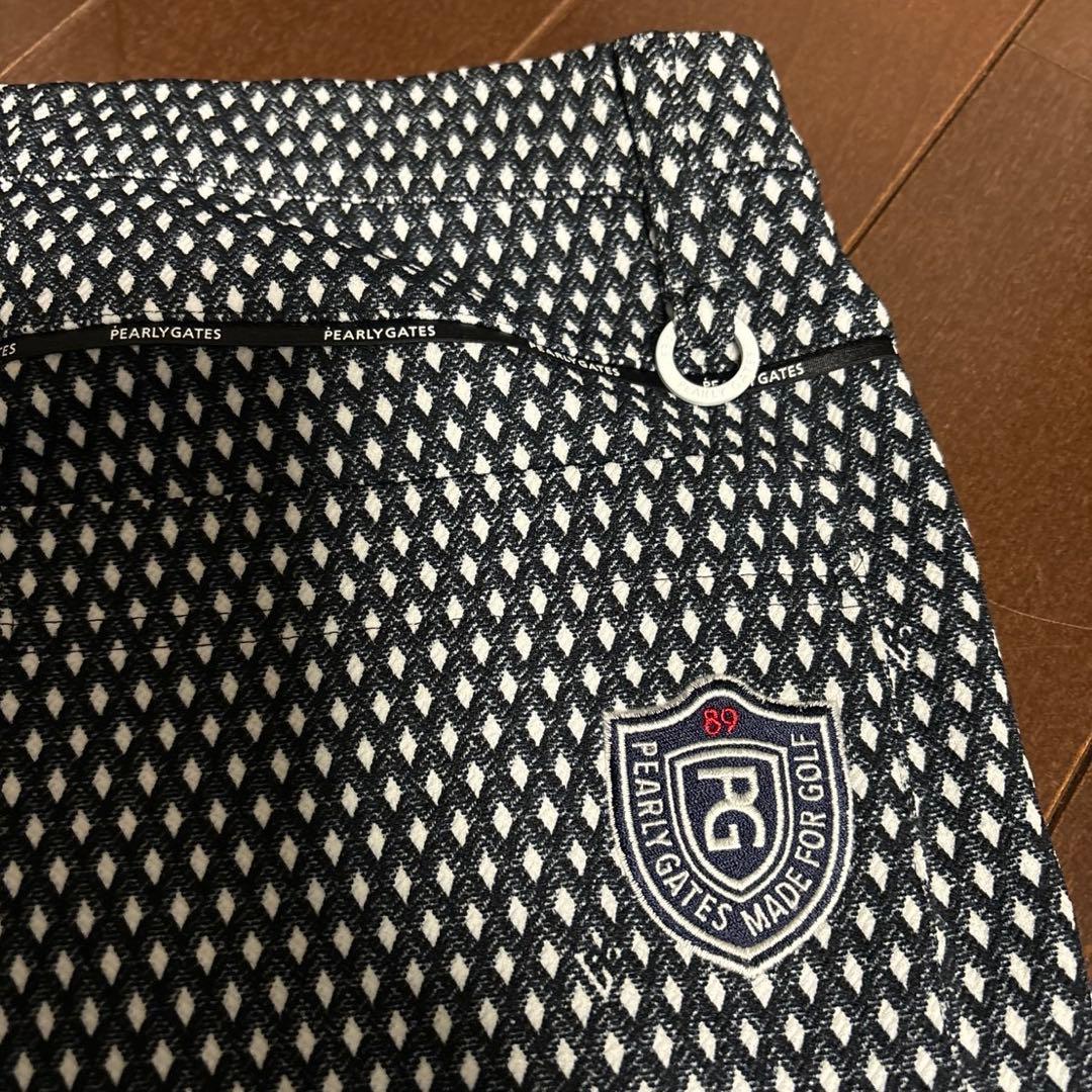 パーリーゲイツ TEXBRIDストレッチヘリボーンパンツサイズ5