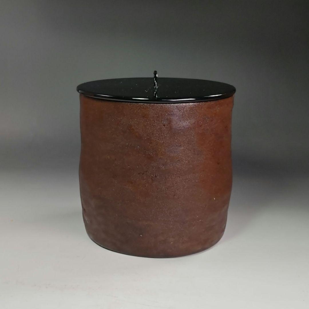 イ889 水指『作家物』『輪島塗　天然木　水指　共箱』茶道具