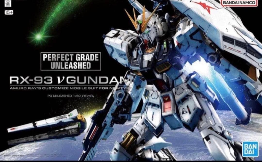 PG UNLEASHED RX-93 νガンダム+LEDユニット セット