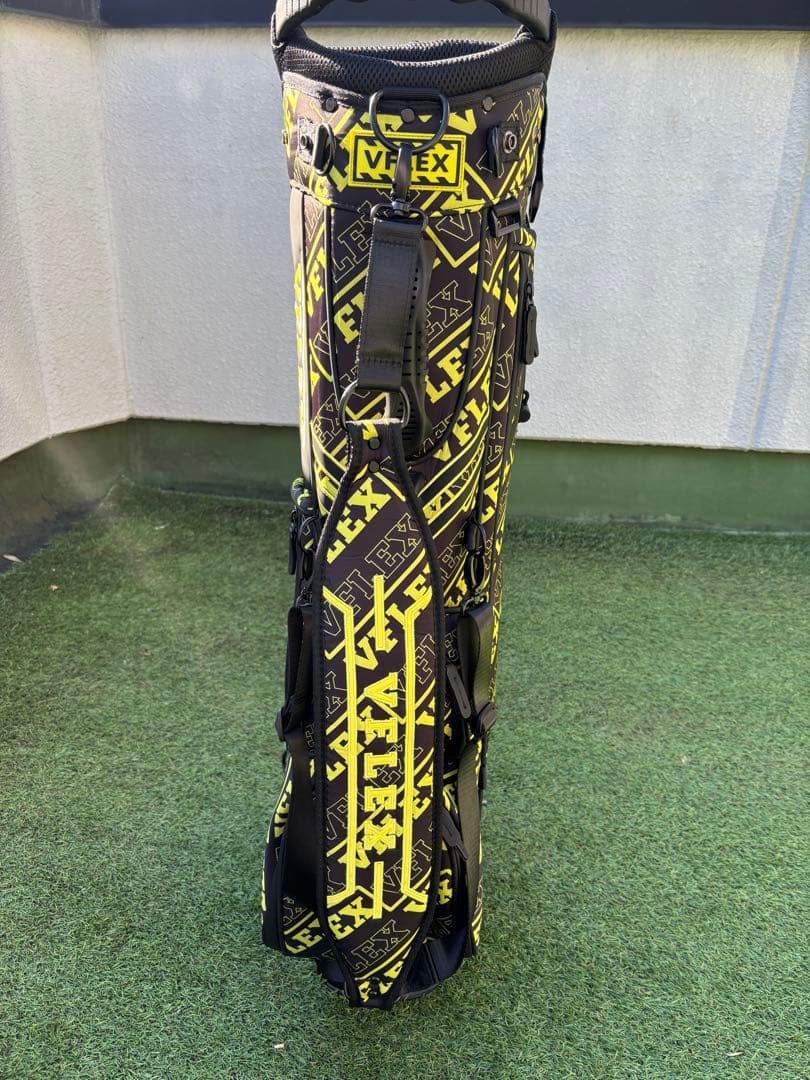 Ｖフレックス　スタンド　キャディバッグ　ゴルフバッグ　新品　ブラック　イエロー