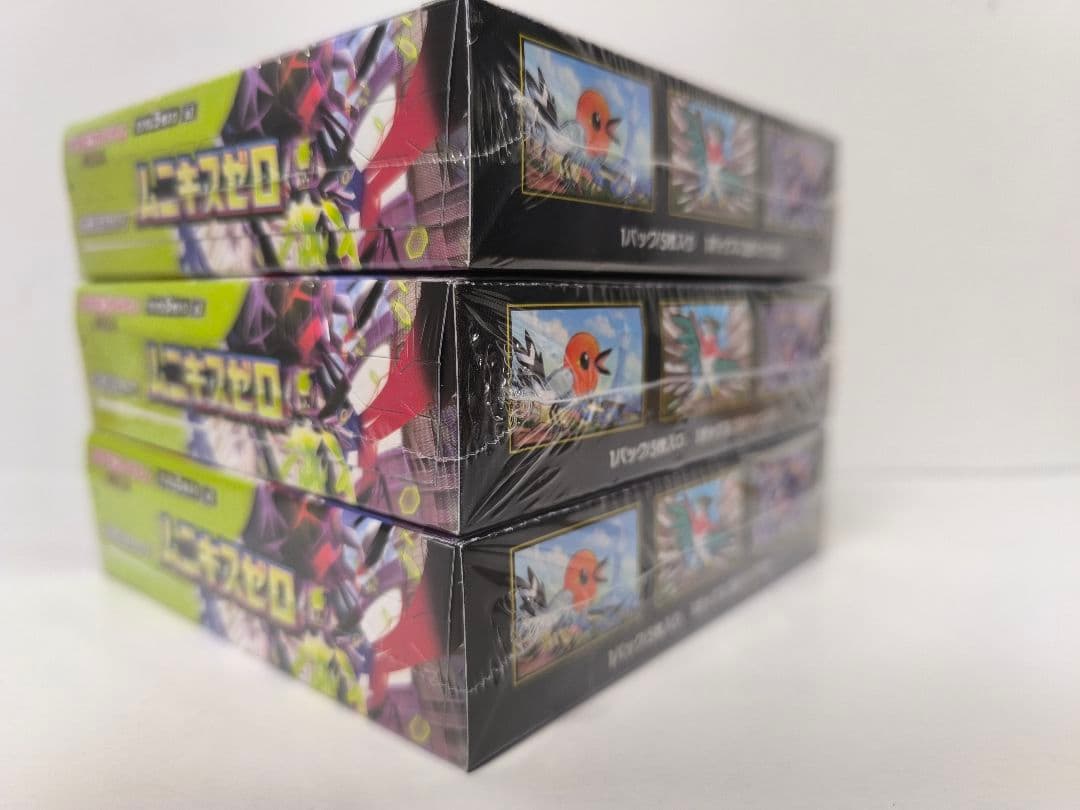 ポケモンカードゲーム ムニキスゼロ 3ＢＯＸシュリンク付き