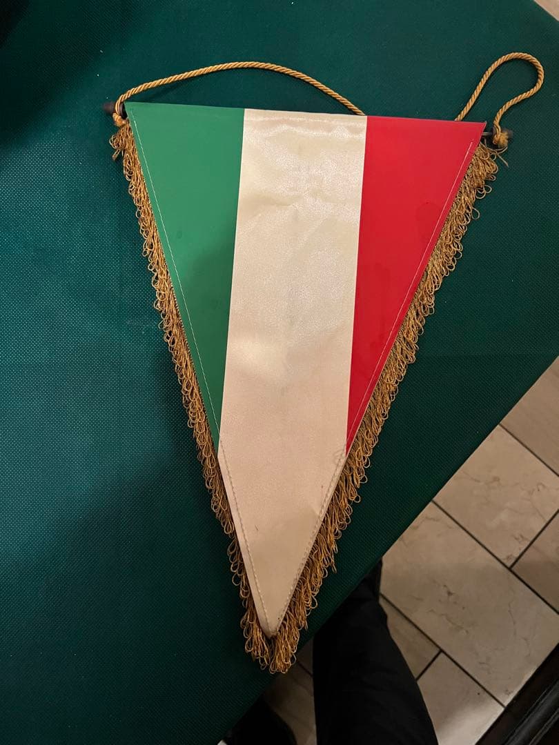 イタリア サイン入り フラッグ