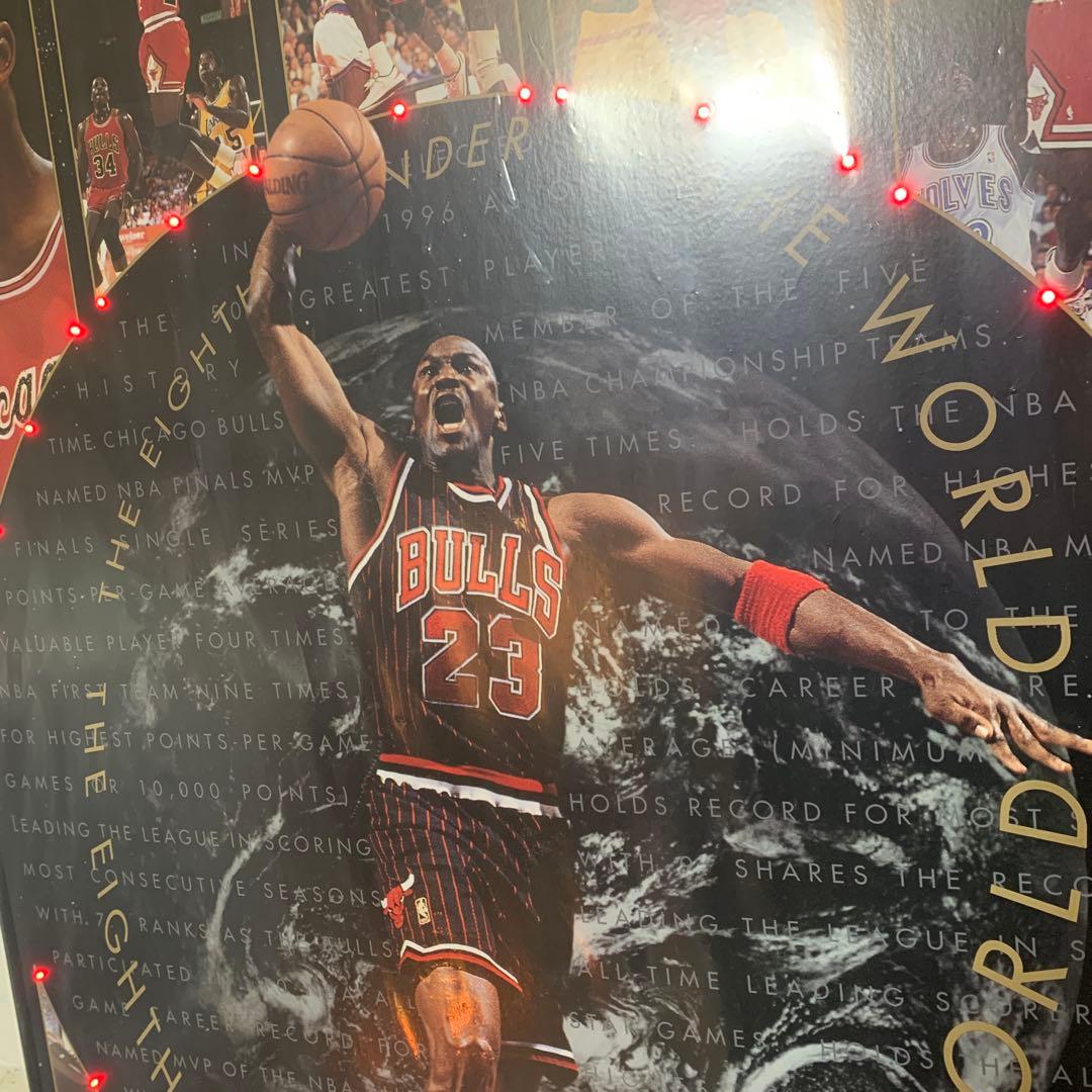 シカゴブルズ　電飾アートパネル　在庫あ