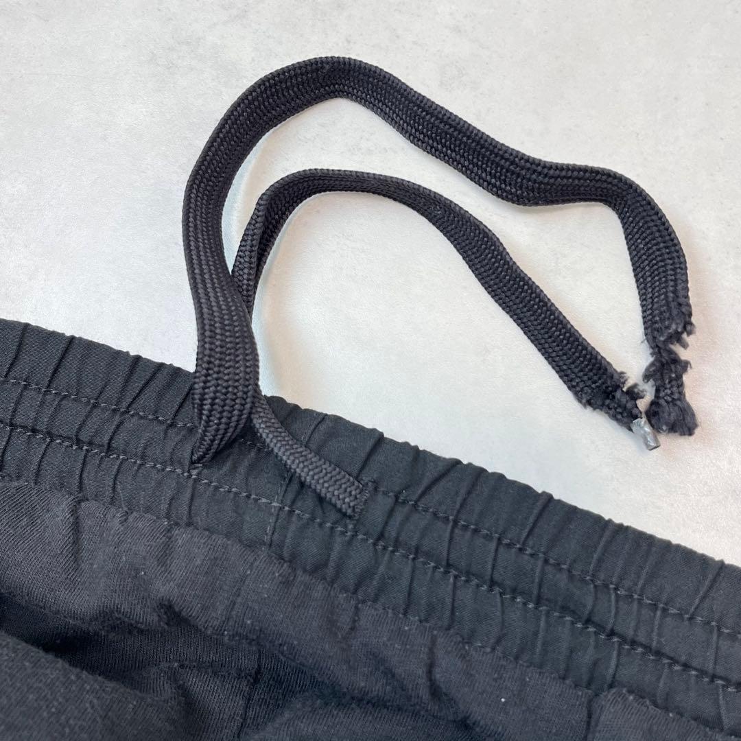 00s adidas バギートラックパンツ 刺繍ロゴ ブラック 4XO