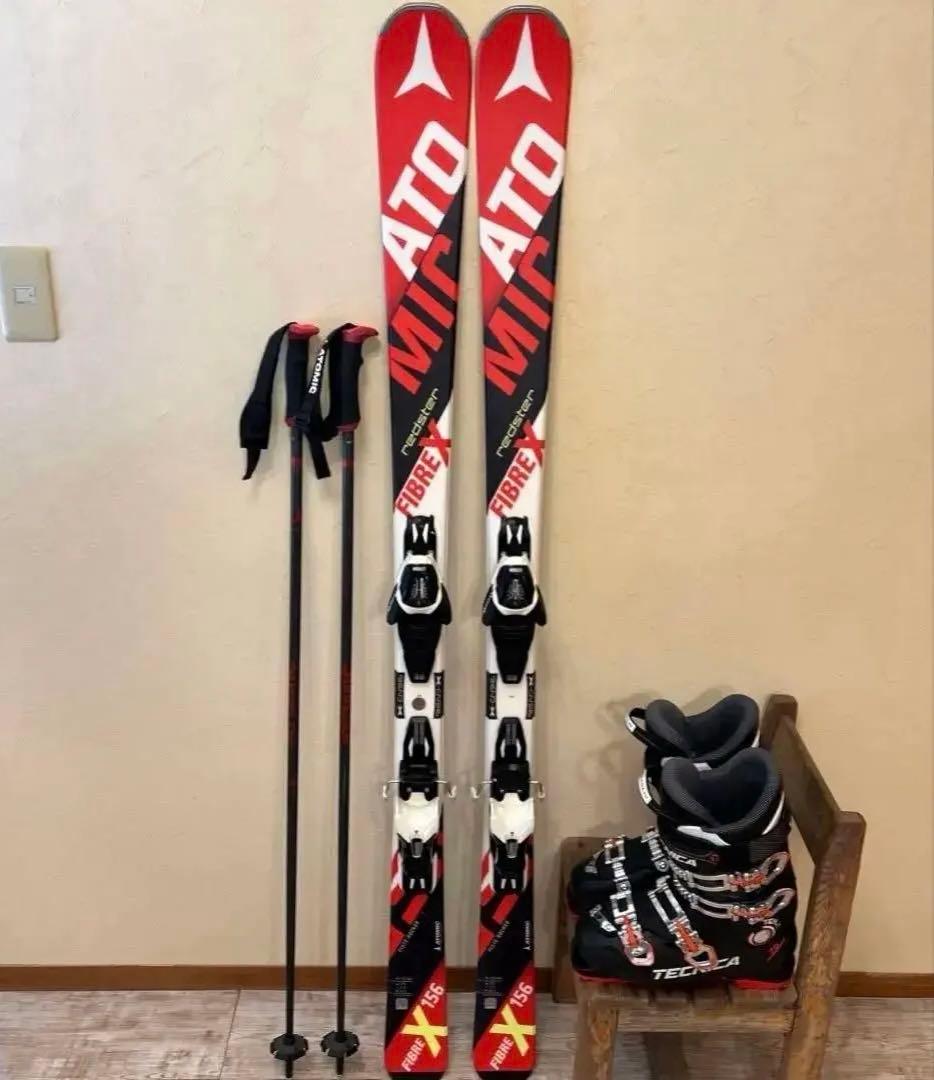 ◾️カービングスキーセット　板156㎝　ブーツ26.5㎝　男性用　メンズ用