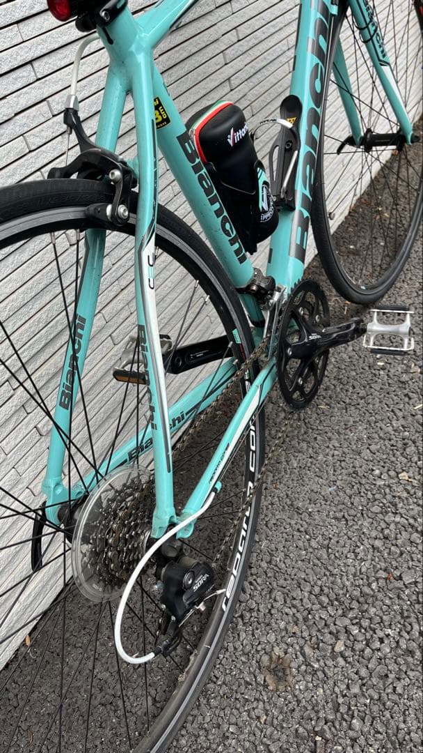 Bianchi ロードバイク 水色 ボトルホルダー付き　※送料込み
