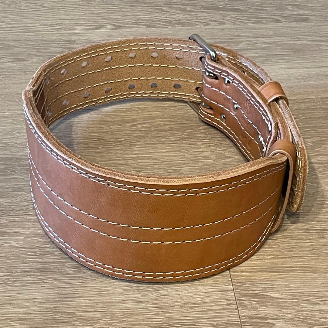 ほぼ新品 AMERICAN DREAM レザー パワーベルト Sサイズ