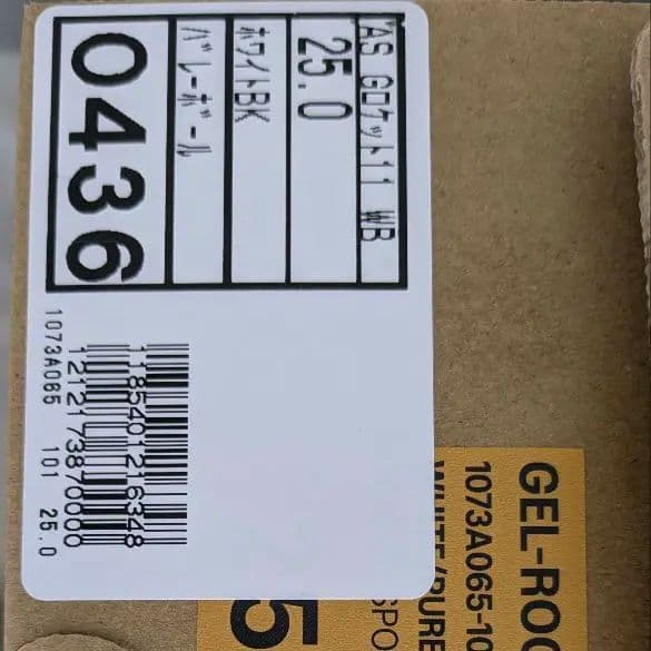 【未使用品25.0】アシックス◎バレーGEL-ROCKET 11