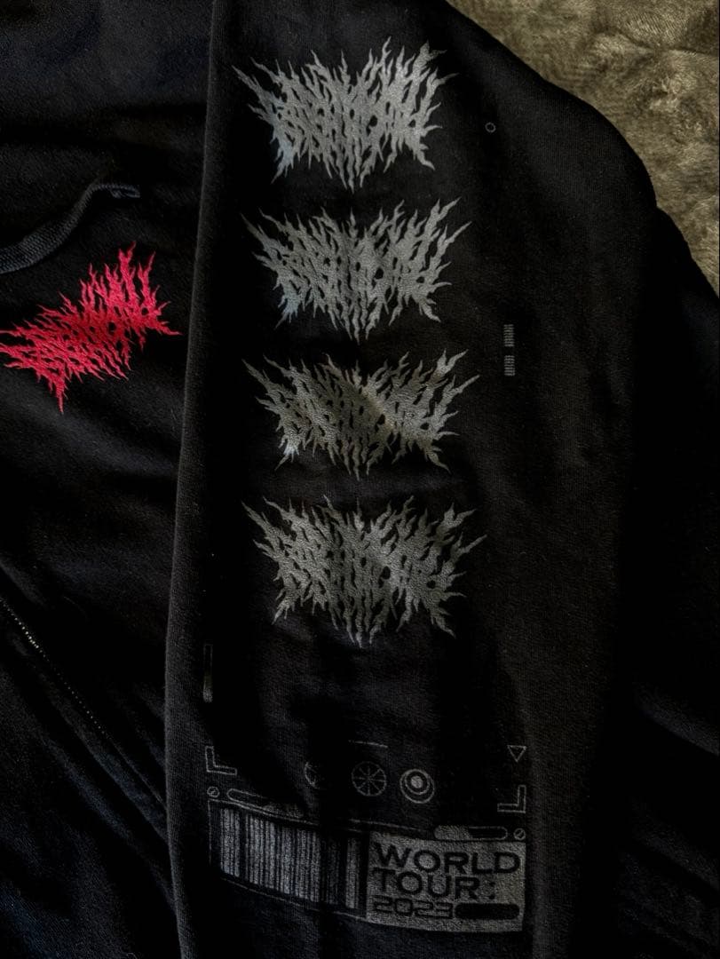 BABYL 2023北米ツアー パーカー 会場限定 ブラック 2XL