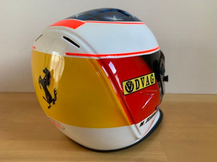 直筆サイン入り M.シューマッハ 1/2 ヘルメット 1996 BELL