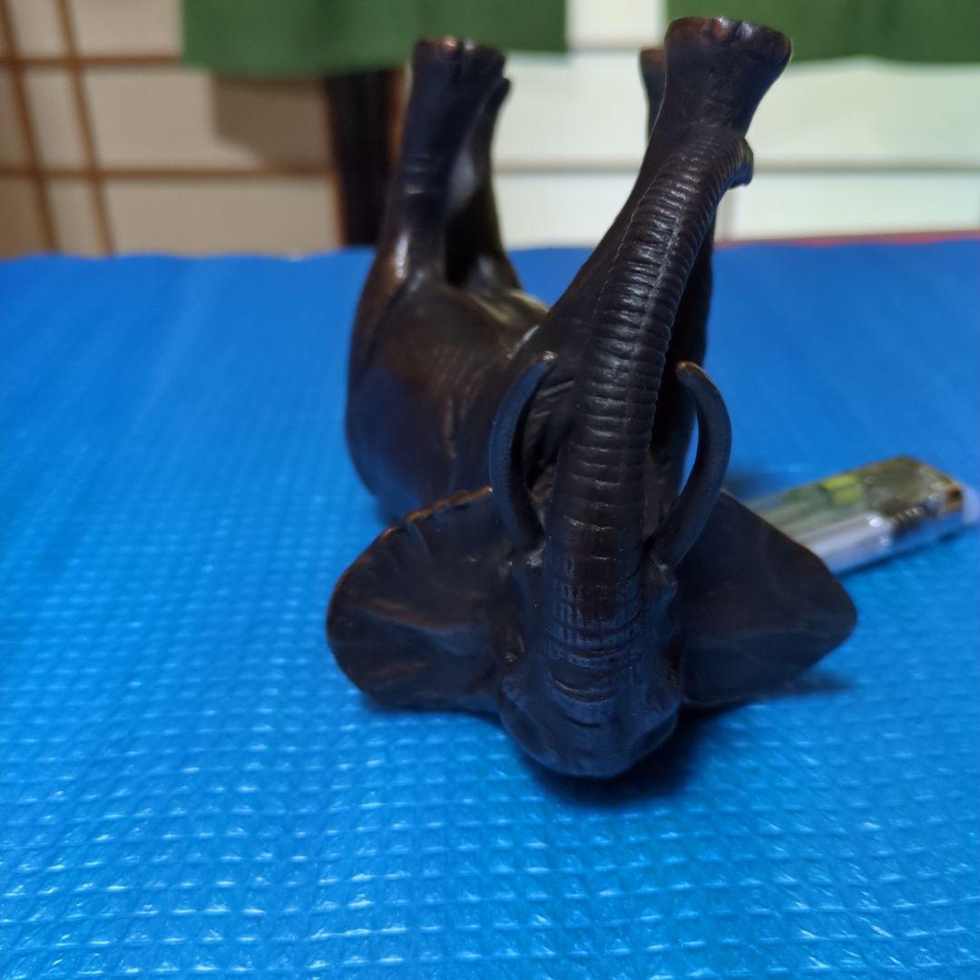 ブロンズ製象の彫刻 、置物