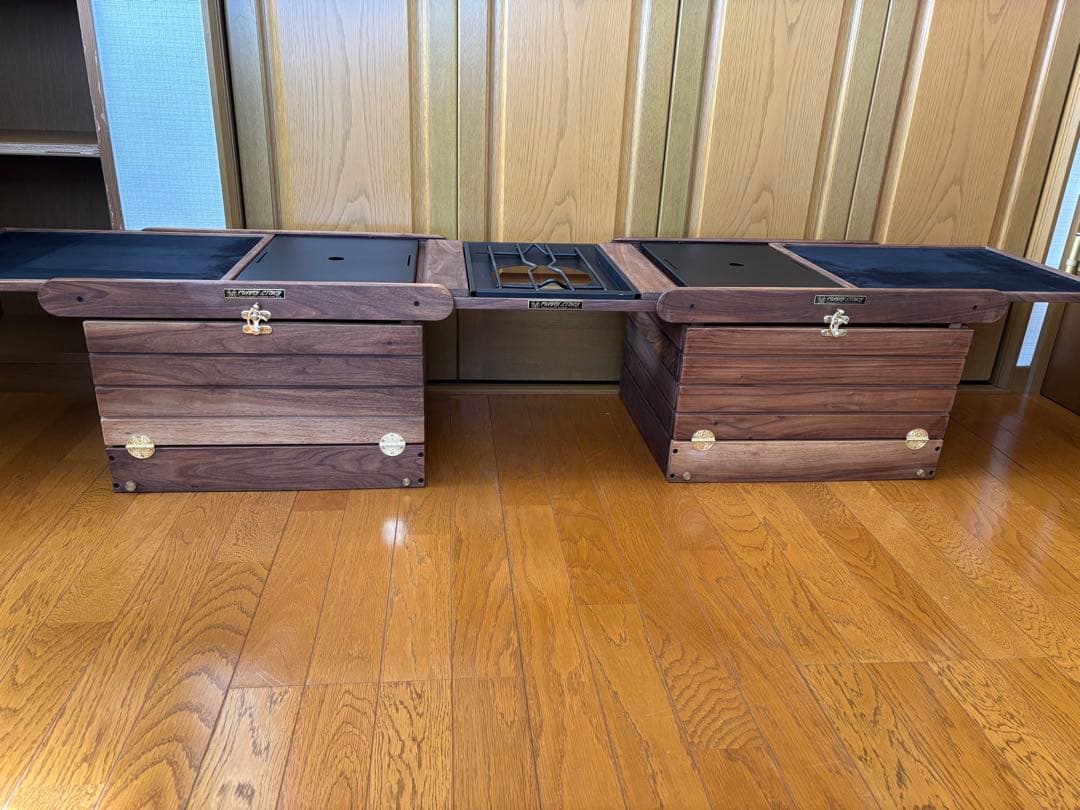 igt ウォルナット シェルフコンテナ　韓国　約36リットル