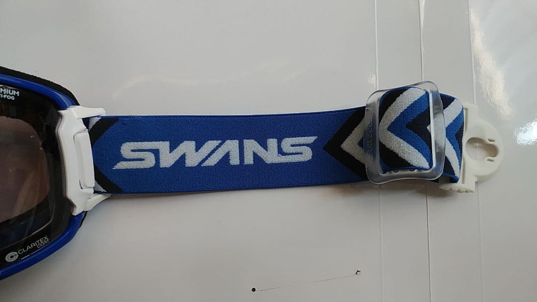SWANS ゴーグル 青 ミラーレンズ