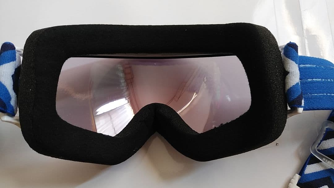 SWANS ゴーグル 青 ミラーレンズ