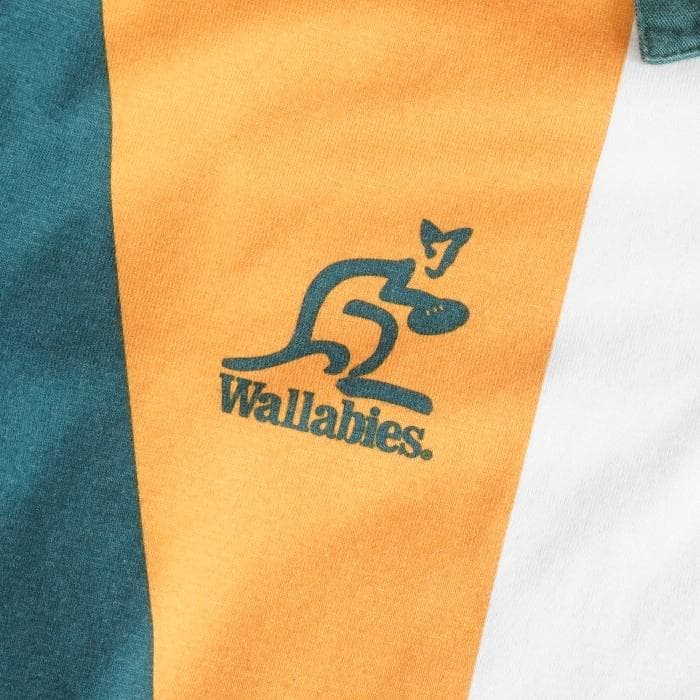 古着 90sビンテージ リーボック オーストラリア ワラビーズ ラガーシャツ M