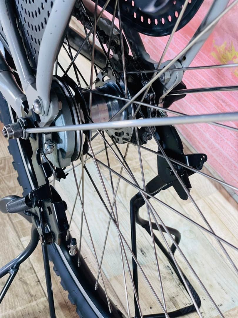 K2676 電動自転車ブリヂストン ハイディー 子供乗せ 26インチ 送料無料