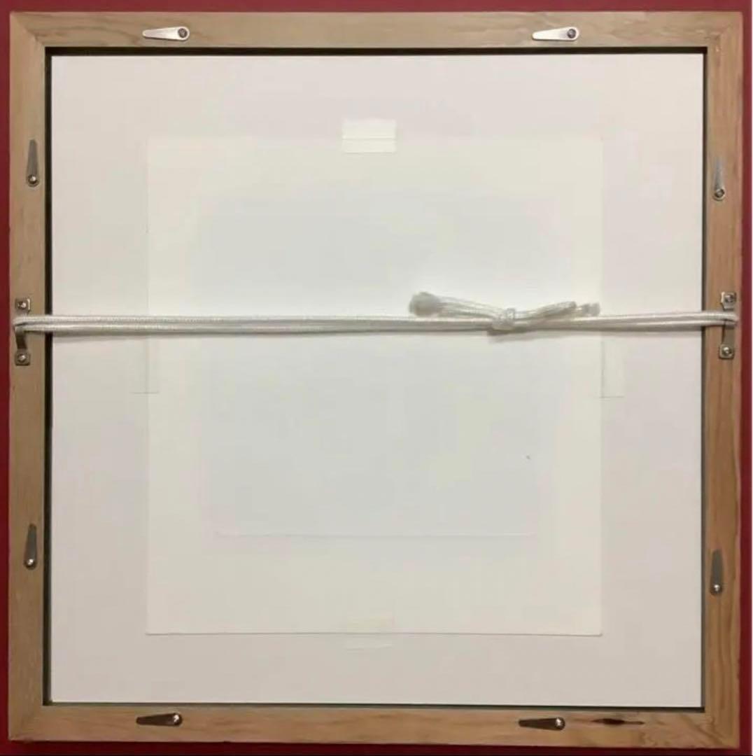 絵画・額縁・版画・織田 義郎・新品未使用・リーイン(スイス)・エッチング・美術品