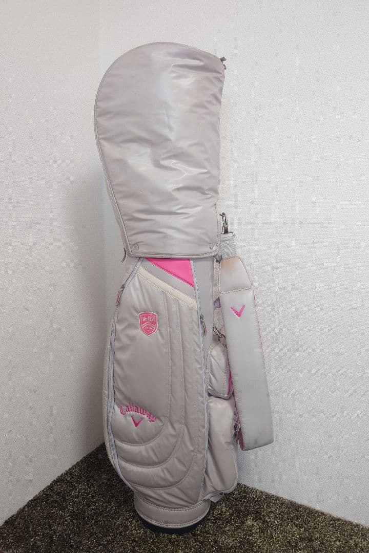 callaway キャディバッグ 8.5型 グレー/ピンク