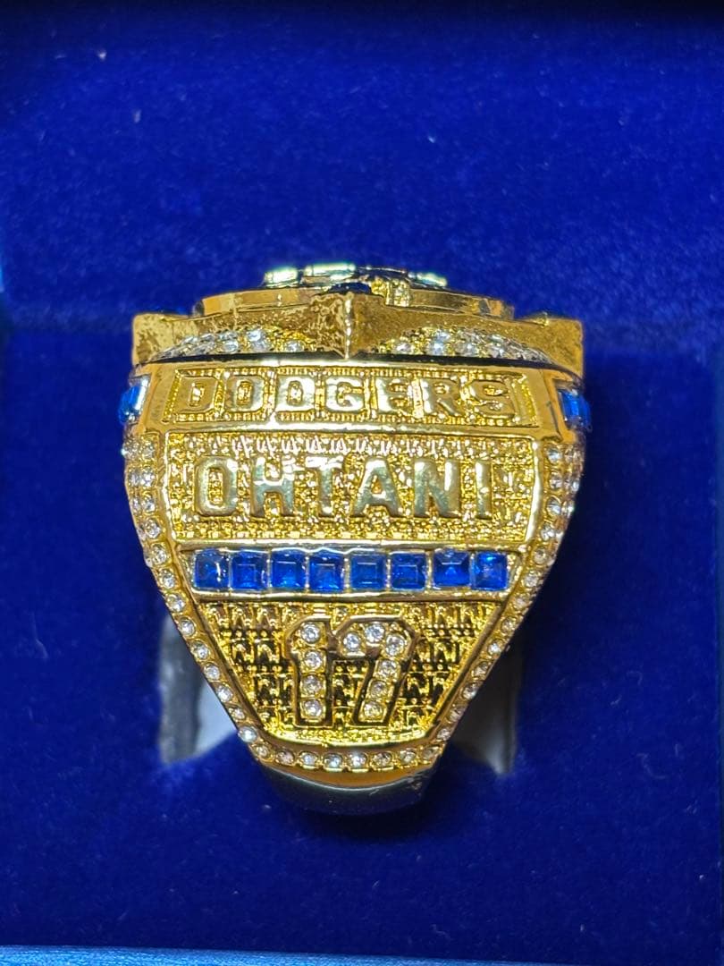 ⭐️大谷翔平⭐️2025世界一リング ドジャーブルー＆ホワイト 厳選4点構成セット