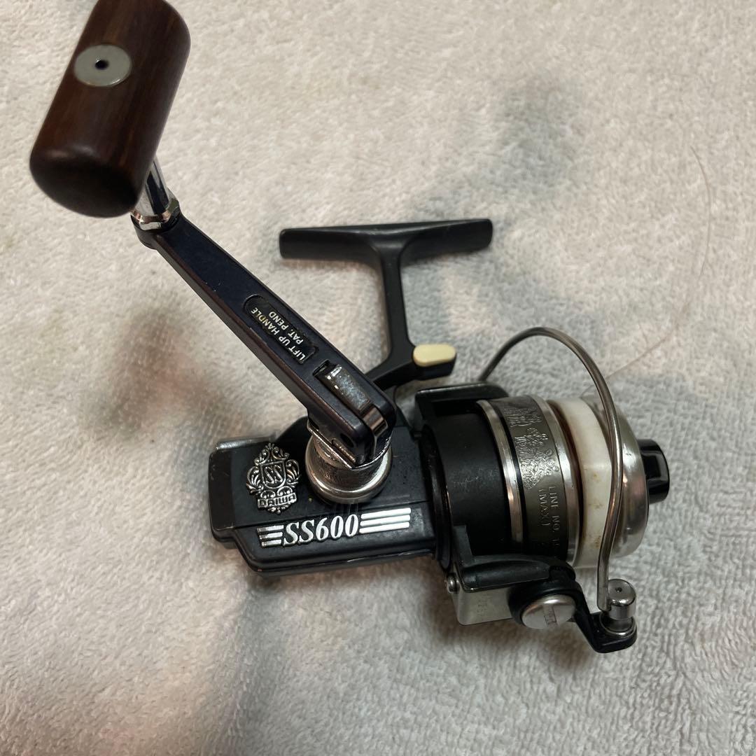 SS600 スピニングリール 木製ハンドル