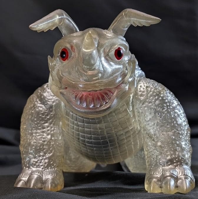 透明ネロンガ 四足（マルサン）クリア成型ソフビフィギュア