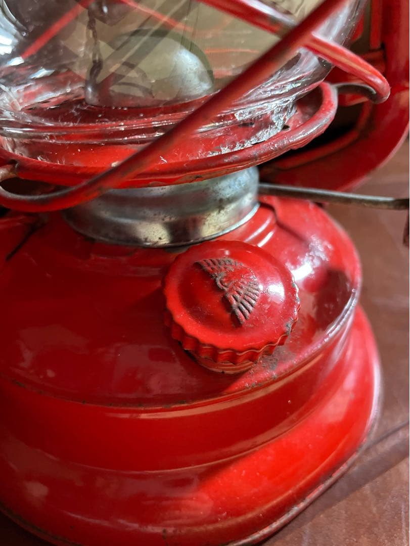 WINGED WHEEL No.500 Red オイル ランタン オイルランプ