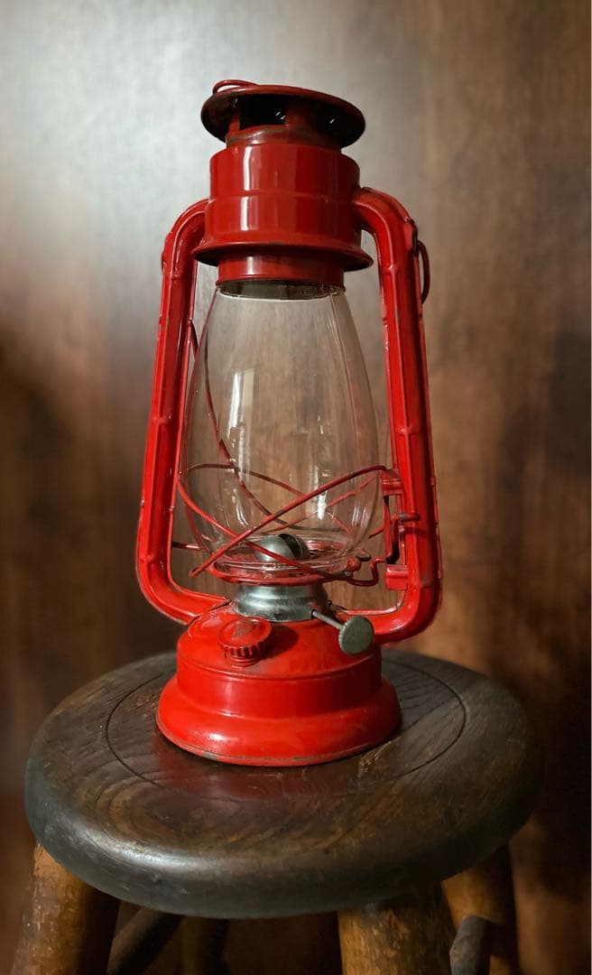 WINGED WHEEL No.500 Red オイル ランタン オイルランプ