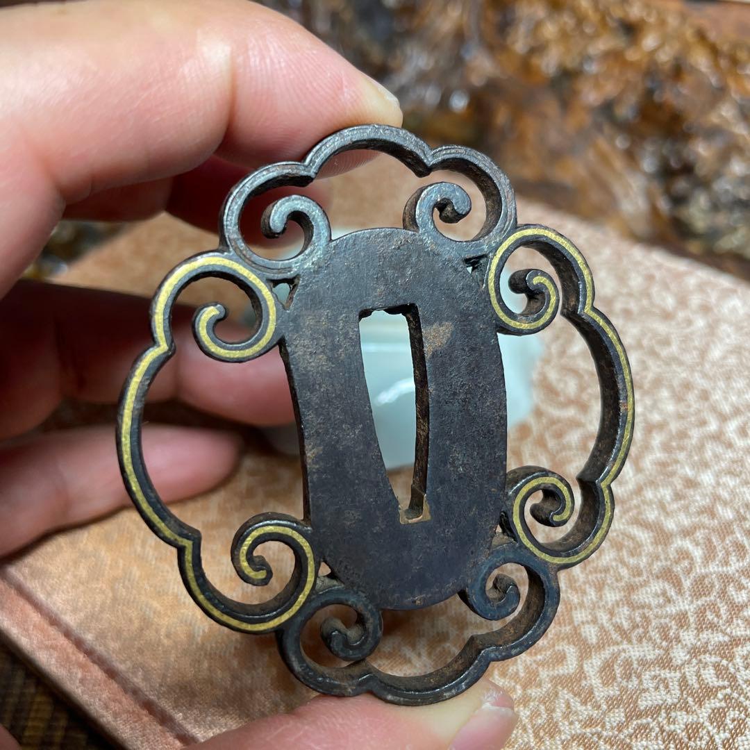 鍔 日本刀 刀装具 鐔 骨董 古美術