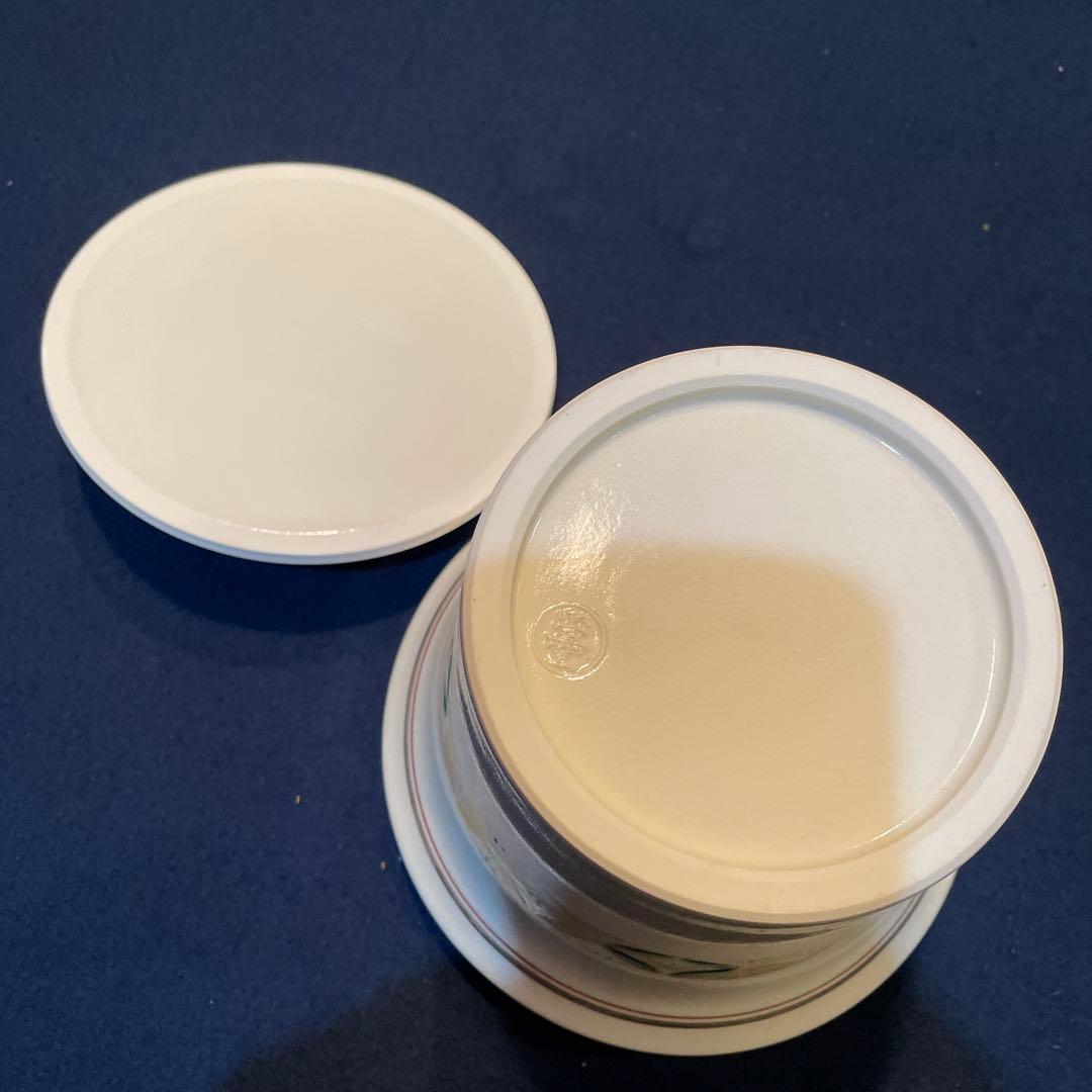 【御室窯】の「仁清 七宝 宝尽」『末広 水指』共箱　茶道具　※美品