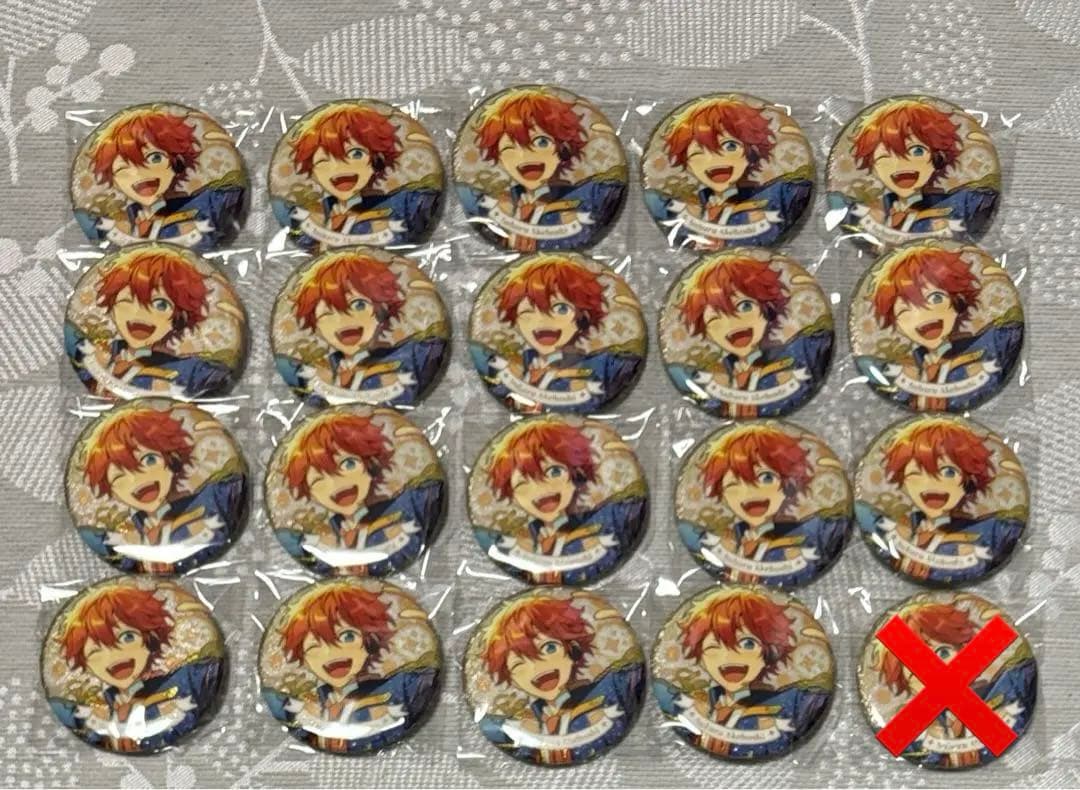 明星スバル 花の契約 缶バッジ 19個