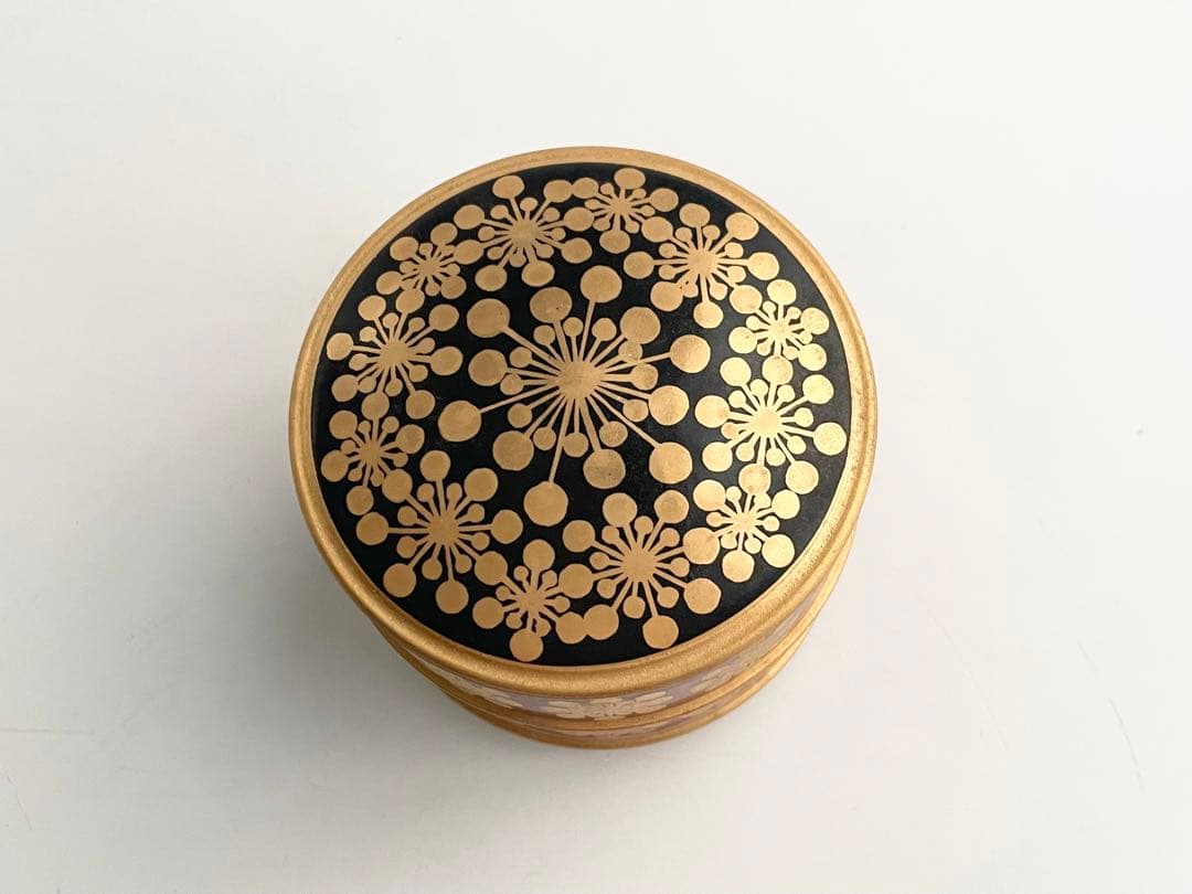 陶芸家　作家物　厳島豊之助　金彩　茶器　茶入　棗　香合　中次茶入　共箱