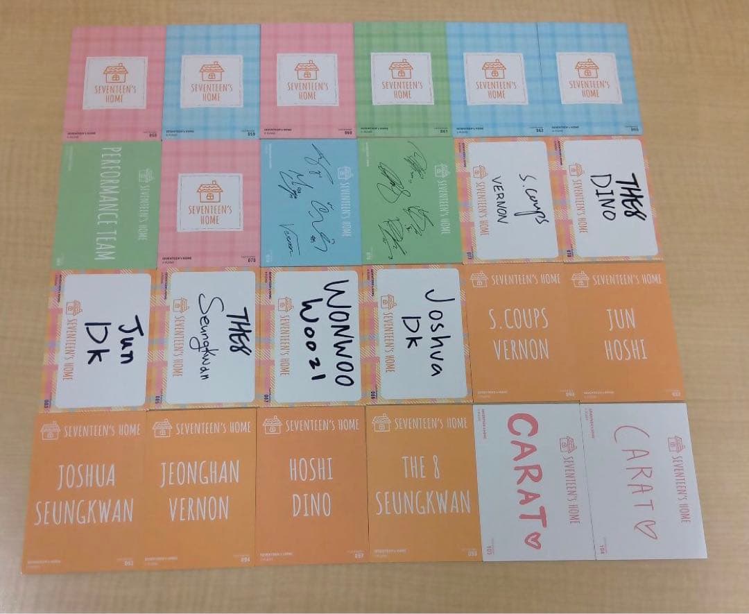 ❶ SEVENTEEN  2021 セブチ トレカ 69枚 まとめ売り