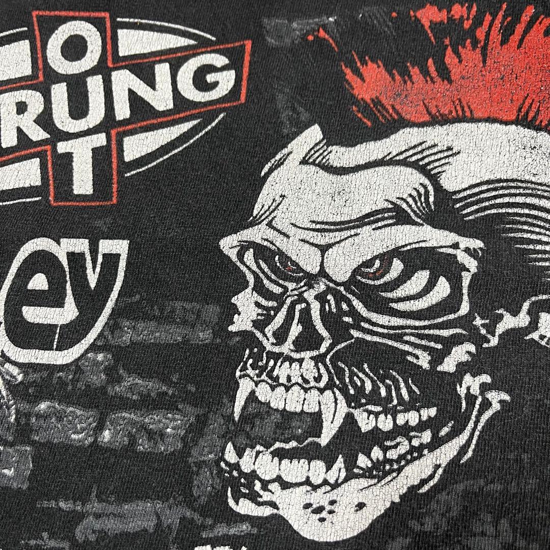 M 00s PENNY WISE パンク バンド tシャツ ブラック フェード