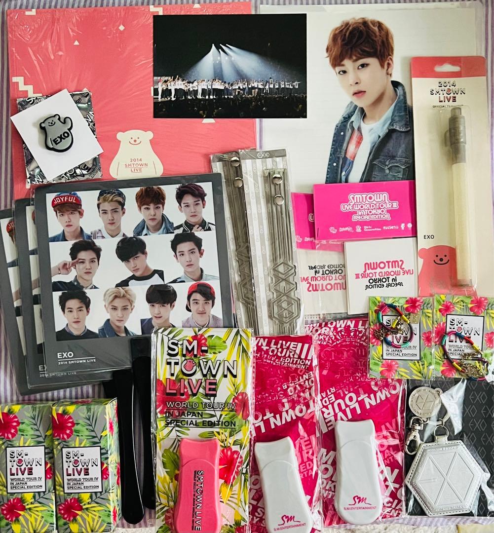 EXO グッズ／アルバム CD DVD トレカ 写真集 FC特典など まとめ売り