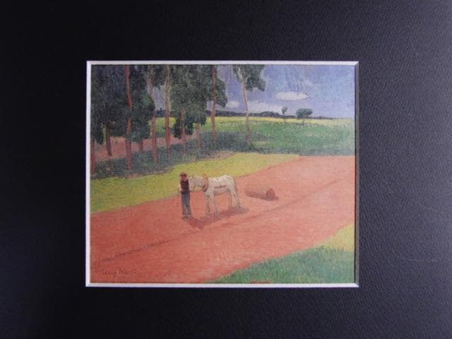 アンリ・モレ、ル・プルデュの地ならし、希少な画集より