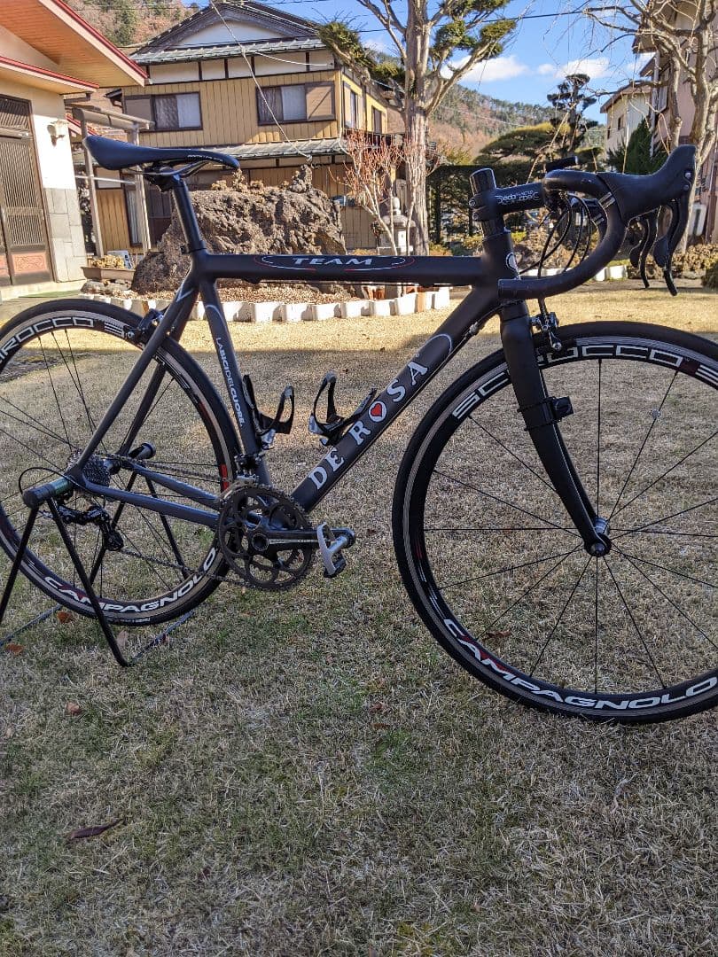 美品 デローザ DE ROSA カンパ アテナ カーボン イタリアン バイク