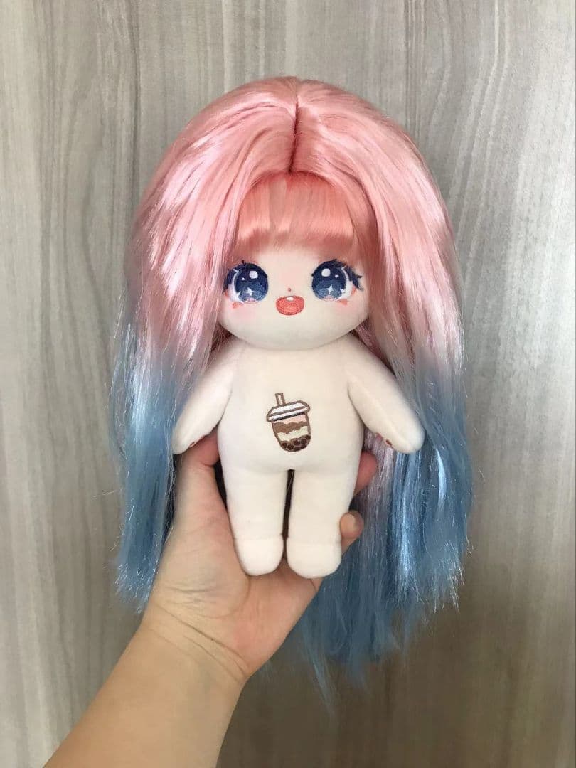 着せ替えぬいぐるみ 20cm ロングヘア スケルトン(骨)入り 無属性ぬいぐるみ