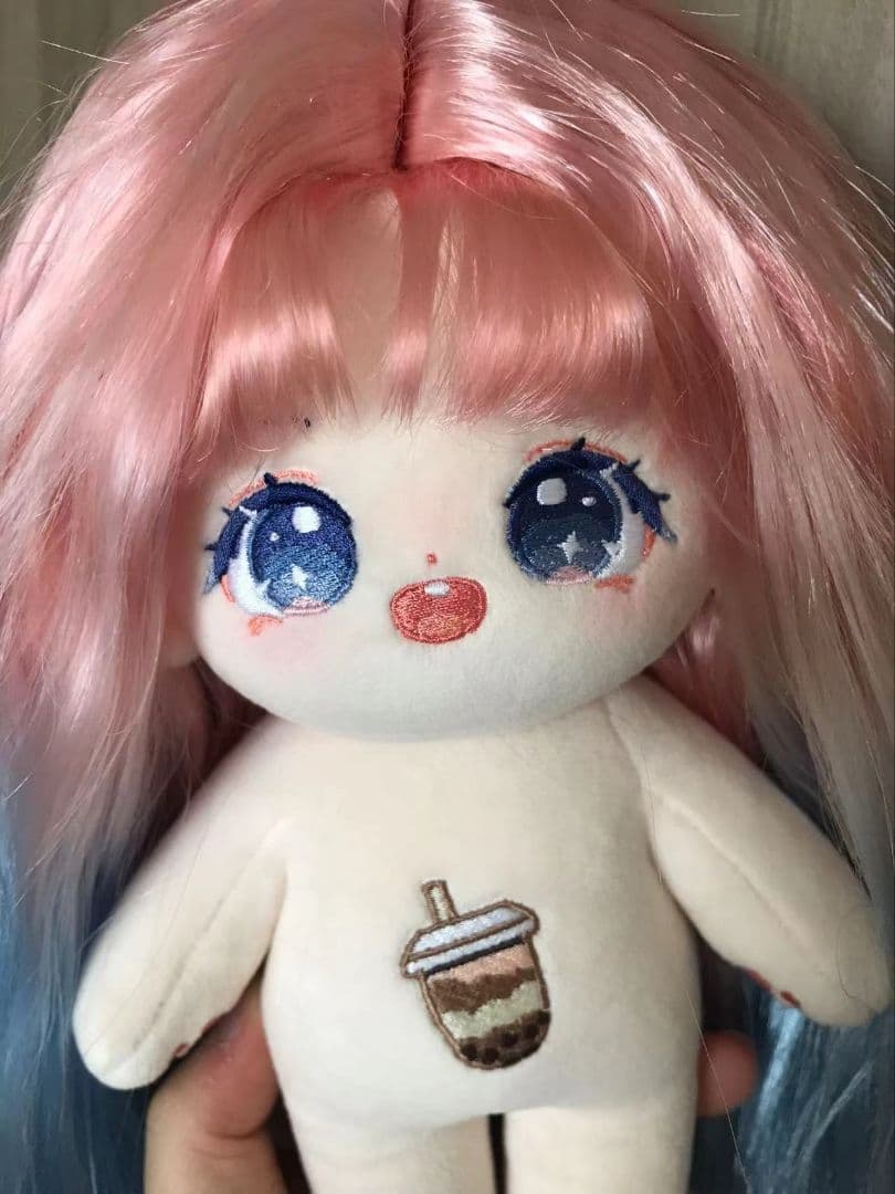 着せ替えぬいぐるみ 20cm ロングヘア スケルトン(骨)入り 無属性ぬいぐるみ