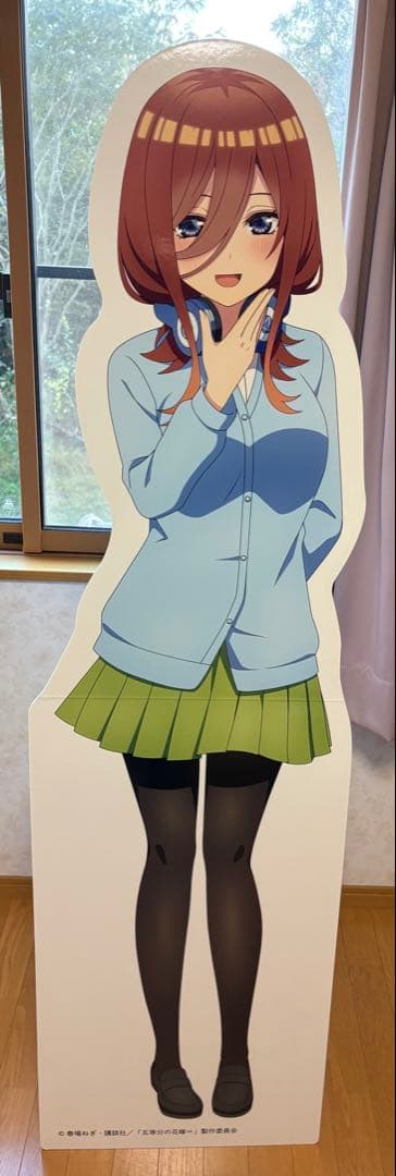 ミウスボイ様　二乃三玖　等身大パネル　五等分の花嫁展Message