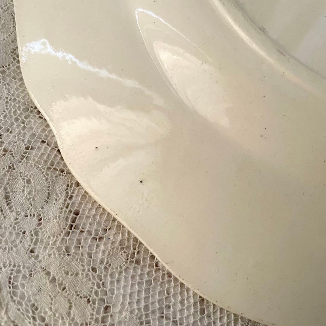 【レア】サルグミンヌ　フォンタンジュ多色プレートポリクロームフランスアンティーク