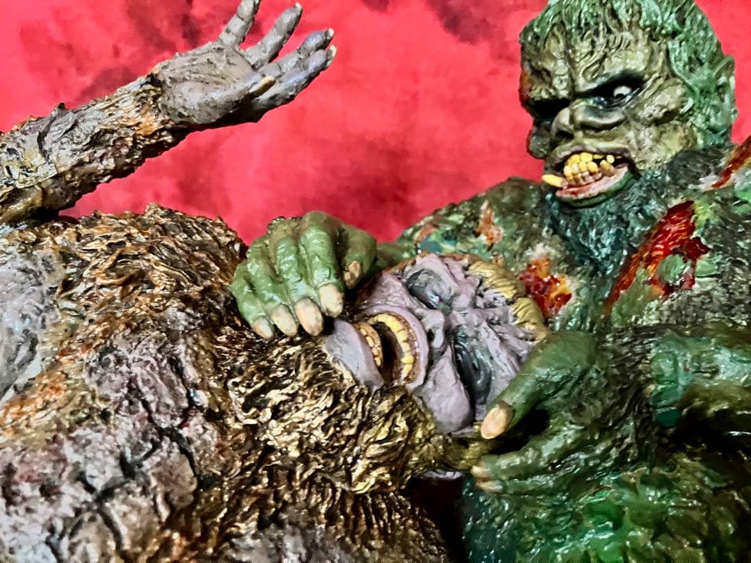 サンダ対ガイラ￼決戦！壮絶バトル・レジンキット完成品フランケンシュタインの怪獣￼