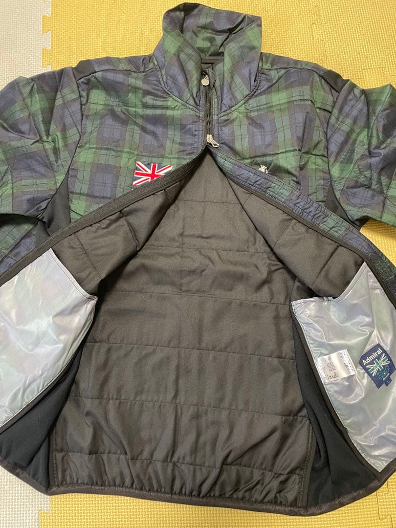 [アドミラル ゴルフ] 2WAY キルトジャケット ADMA796 チェック柄