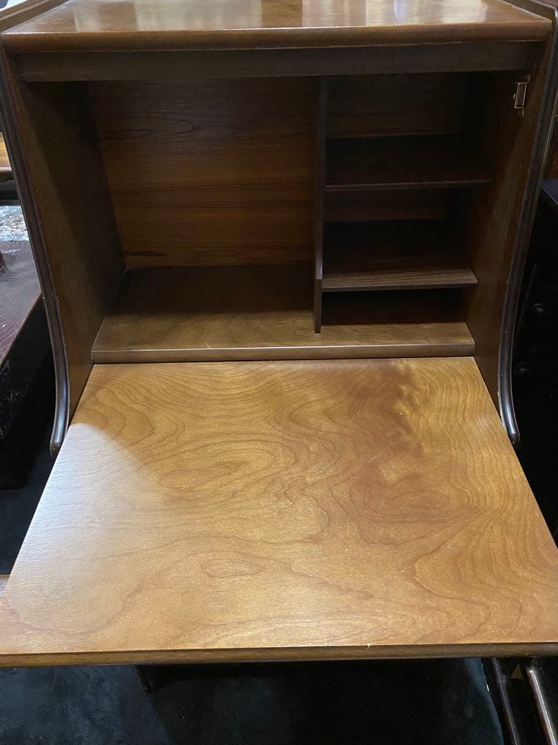 高級 英国 ヴィンテージ♦️ライティングデスク♦️ブラウン♦️棚収納♦️作業台に♦️送料込