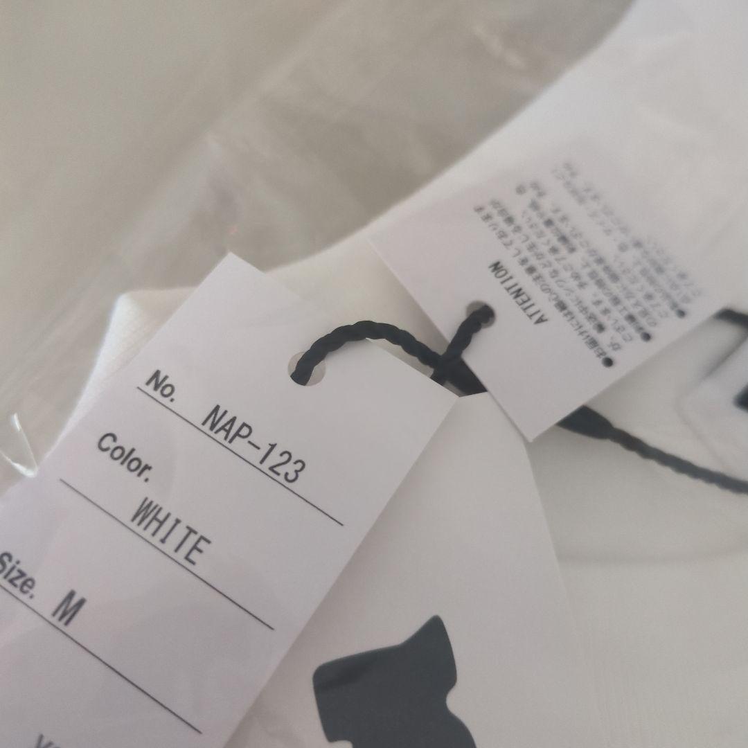 Nissy　ナップタイム naptime. クロップド刺繍TシャツホワイトM