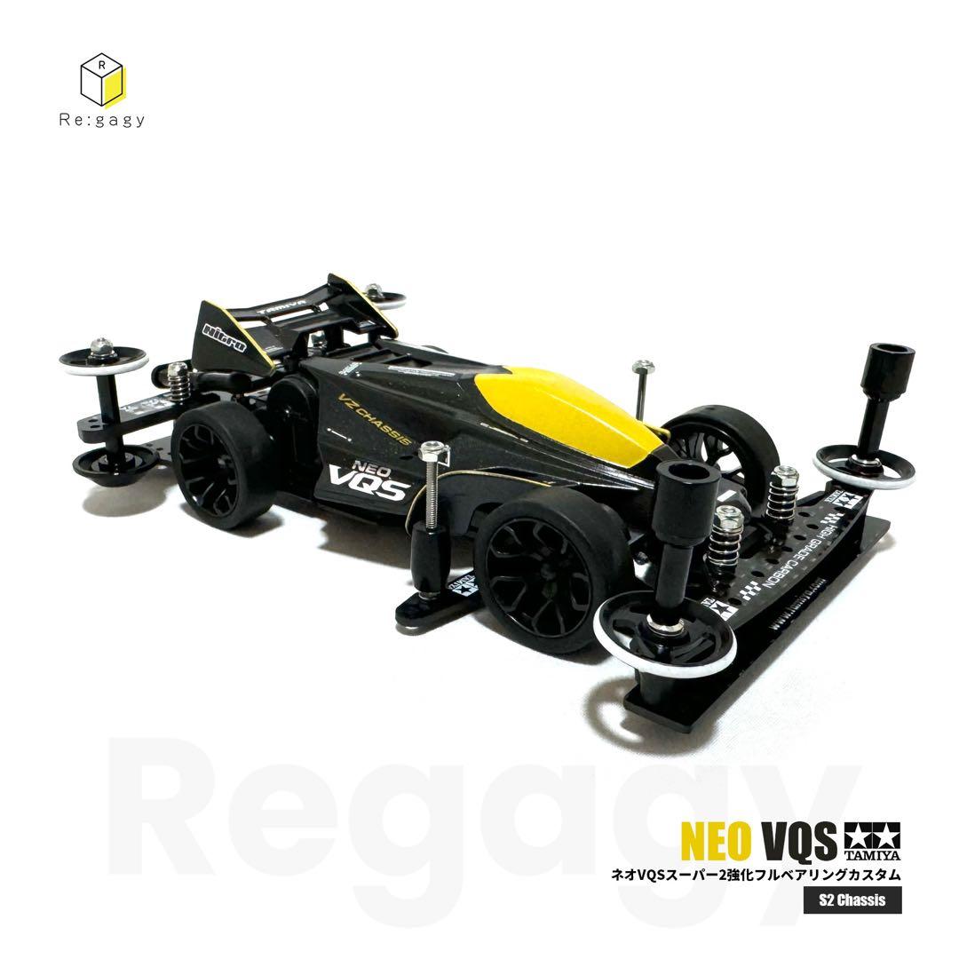 ミニ四駆 ネオVQS S2強化カスタム フルベアリング 塗装済み 完成品 未走行