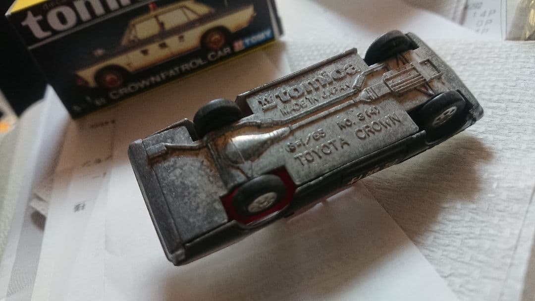 トミカ クラウンパトロールカー 4-1-4 1Dホイール 日本製 激レア