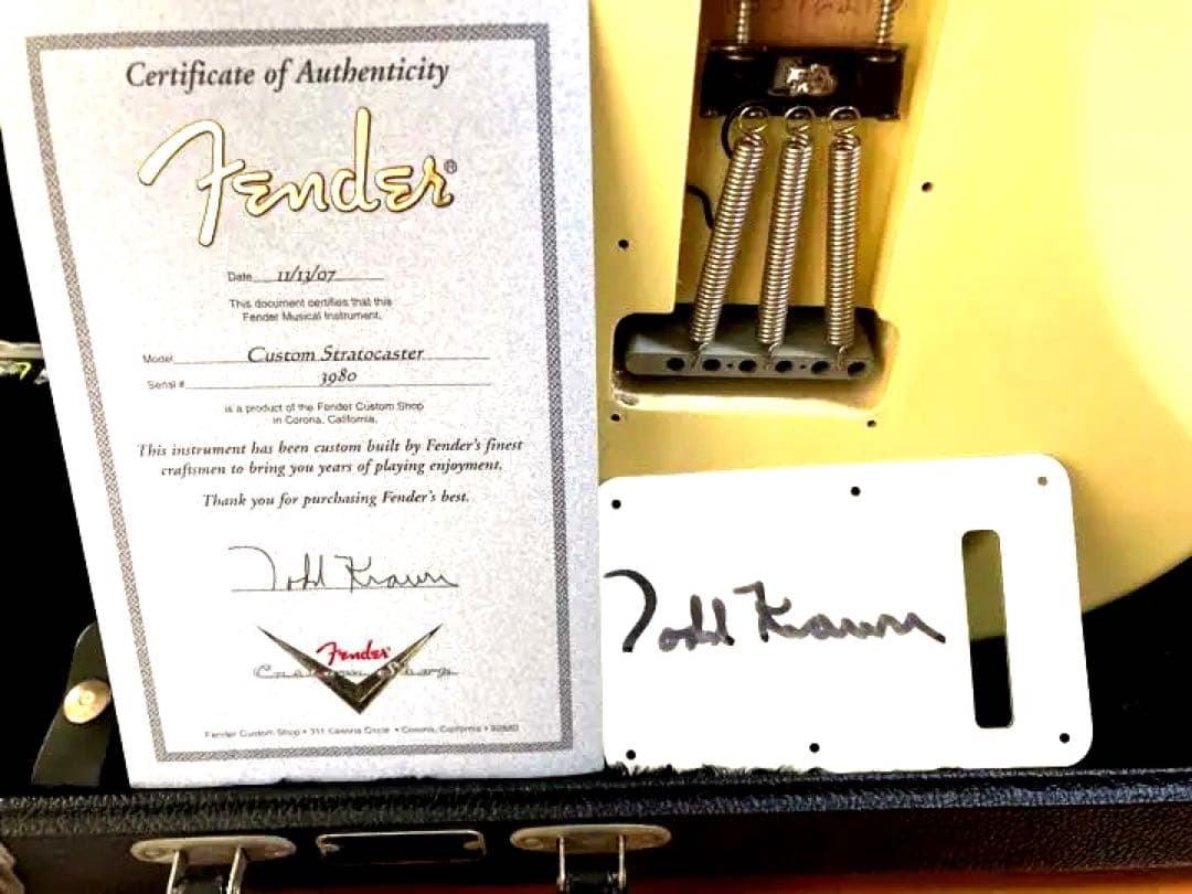 ギター JEFF BECK Masterbuilt by Todd K rause